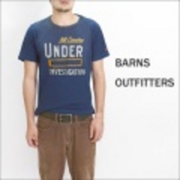 BARNS【バーンズ】リサイクル天竺Ｔシャツ「UNDER」