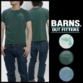 BARNS【バーンズ】丸胴天竺Tシャツ”COUNTRY CLUB”