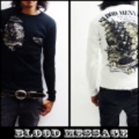 BLOOD MASSAGE【ブラッドメッセージ】2009長袖サーマルTシャツ「SHIP」【送料無料】