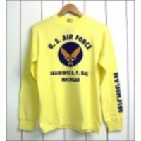 BUZZ RICKSON’S【バズリクソンズ】プリント長袖Ｔシャツ「U.S.AIR FORCE MICHIGAN」【送料無料】【アースマーケット本店】【送料無料】