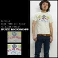 BUZZRICKSONS【バズリクソンズ】スラブ生地プリントTシャツ”U.S.AIR FORCE”