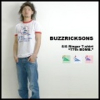 BUZZRICKSONS【バズリクソンズ】リンガープリント半袖Tシャツ「77th BOMB.SQDN.」