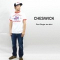 CHESWICK【チェスウィック】リンガー半袖Tシャツ「ORANGE COUNTY」