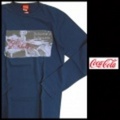 COCACOLA【コカコーラ】オフィシャルプリント長袖Tシャツ