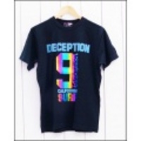 DECEPTION【ディセプション】ホログラムプリント半袖Tシャツ「９」【40%OFF】