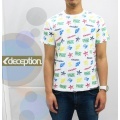 DECEPTION【ディセプション】ロゴカラフルプリント半袖Tシャツ【10P11May09】【40%OFF】