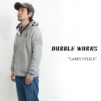 DUBBLE WORKS【ダブルワークス】フルジップアップパーカー「LARRY STEELE」【送料無料】