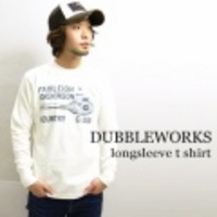 DUBBLEWORKS【ダブルワークス】プリント長袖Ｔシャツ「COUNTRYCLUB」【送料無料】