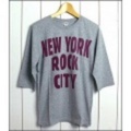 Dovetail【ダブテイル】7分袖プリントＴシャツ「NEWYORK　ROCKCITY」【送料無料】