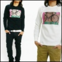 DryBones【ドライボーンズ】長袖サーマルＴシャツ「RIDE A BICYCLE」【送料無料】