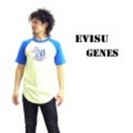 EVISU HERITAGE【エビスユーロ】ラグランＴシャツ「ジーンズ（ジーパン・Ｇパン・デニム）」【送料無料】