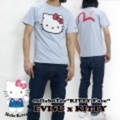 EVISUGENES【エビスジーンズ×ハローキティ】HELLO KITTY×EVISUコラボＴシャツ「KITTY FACE」【送料無料】