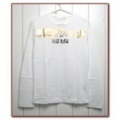 Eight By【エイトバイ】金箔プリントL/S Ｔシャツ「FUCK LOVE」