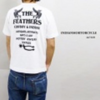 Indian Motorcycle【インディアンモーターサイクル】バックプリント半袖Tシャツ「THEFEATHERS」【送料無料】