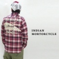 Indian Motorcycle【インディアンモーターサイクル】フランネルチェックワークシャツ【送料無料】