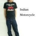 Indian Motorcycle【インディアンモーターサイクル】ヴィンテージプリントTシャツ「COMEHOMERALLY」【送料無料】