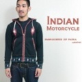 Indian Motorcycle【インディアンモーターサイクル】刺繍ジップアップパーカー【Ｓ】【M】【L】【送料無料】