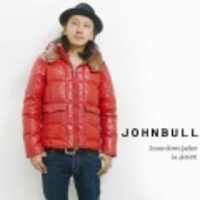 JOHNBULL【ジョンブル】2トーンカラーフーデッドダウンジャケット【送料無料】