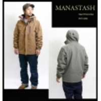 MANASTASH【マナスタッシュ】シェルレイヤーパーカー【M】【L】【送料無料】