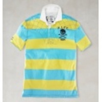 POLO RUGBY(ポロラグビー) TYSON R.L.F.C. SKULL RUGBY【Aqua/ Racing Yellow】