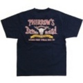 Pherrows【フェローズ】STORMYBLUEバックプリントTシャツ【送料無料】