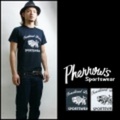 Pherrows【フェローズ】プリントTシャツ”BONES”