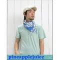 Pineapple Juice【パイナップルジュース】バンダナ付きサーフポロシャツ【40%OFF】