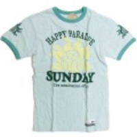 Pineapple Juice【パイナップルジュース】半袖杢プリントTシャツ「SUNDAY」