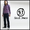 SKULL JEANS【スカルジーンズ】LOT5508XXスーパースリムブーツカットジーンズ（ジーパン・Ｇパン・デニム）