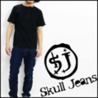 SKULL JEANS【スカルジーンズ】ヘンリーネックS/S Ｔシャツ【送料無料】