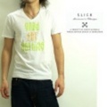 SLICK【スリック】ＶネックＴシャツ「good for nothing」