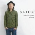 SLICK【スリック】ダブルクロスタイプライターシャツ【送料無料】