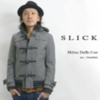 SLICK【スリック】メルトンダッフルコート【送料無料】