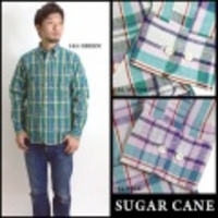 SUGAR CANE【シュガーケーン】シュガーケーンライト長袖マドラスチェックシャツ【送料無料】