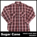 SUGAR CANE【シュガーケーン】ヴィラチェックワークシャツ【送料無料】