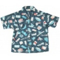 SUN SURF【サンサーフ】S/S　コットンハワイアンシャツSPECIAL EDITION「BRAND NAME TAPA」【40%OFF】