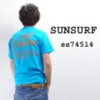 SUNSURF【サンサーフ】半袖プリントTシャツ「SURF TOGETHER」