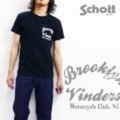 Schott【ショット】プリントＴシャツ「BROOKLYN」