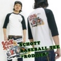 Schott【ショット】ベースボールTシャツ”RODDER”【送料無料】