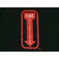 S★古着Tシャツ FIRE 黒