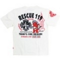 TEDMAN’S【テッドマンズ】ミリタリープリント半袖Tシャツ「RESCUE119」