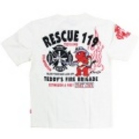 TEDMAN’S【テッドマンズ】ミリタリープリント半袖Tシャツ「RESCUE119」