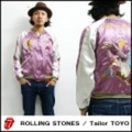 Tailor Toyo【テイラー東洋】×ROLLING STONES【ローリングストーンズ】オフィシャルＷネームサテンスカジャン「EXILE ON MAIN STREET」