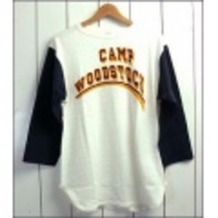 WAREHOUSE【ウェアハウス】七分袖プリントＴシャツ「CAMP WOODSTOCK」【送料無料】