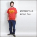 WHITES VILLE【ホワイツビル】ひび割れプリントＴシャツ