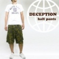 deception【ディセプション】カモフラ柄カーゴショートパンツ【40%OFF】