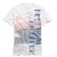 アメリカンイーグルメンズAE FREEDOM FIGHTER T (White)