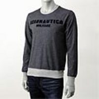 AERONAUTICA MILITARE[アエロナウティカ・ミリターレ]　クルーネック長袖Ｔシャツ[チャコールグレー]