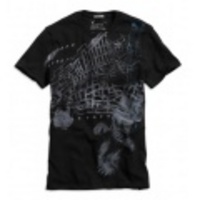 アメリカンイーグルメンズAE MAP T (Black)