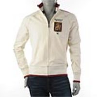 AERONAUTICA MILITARE[アエロナウティカ・ミリターレ]　ストレッチ トラックジャケット[オフホワイト]